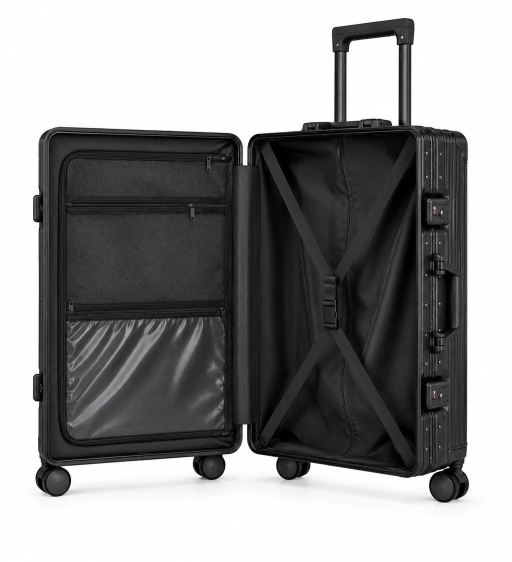 Valise Cabine Noir Polycarboneta | Cabino