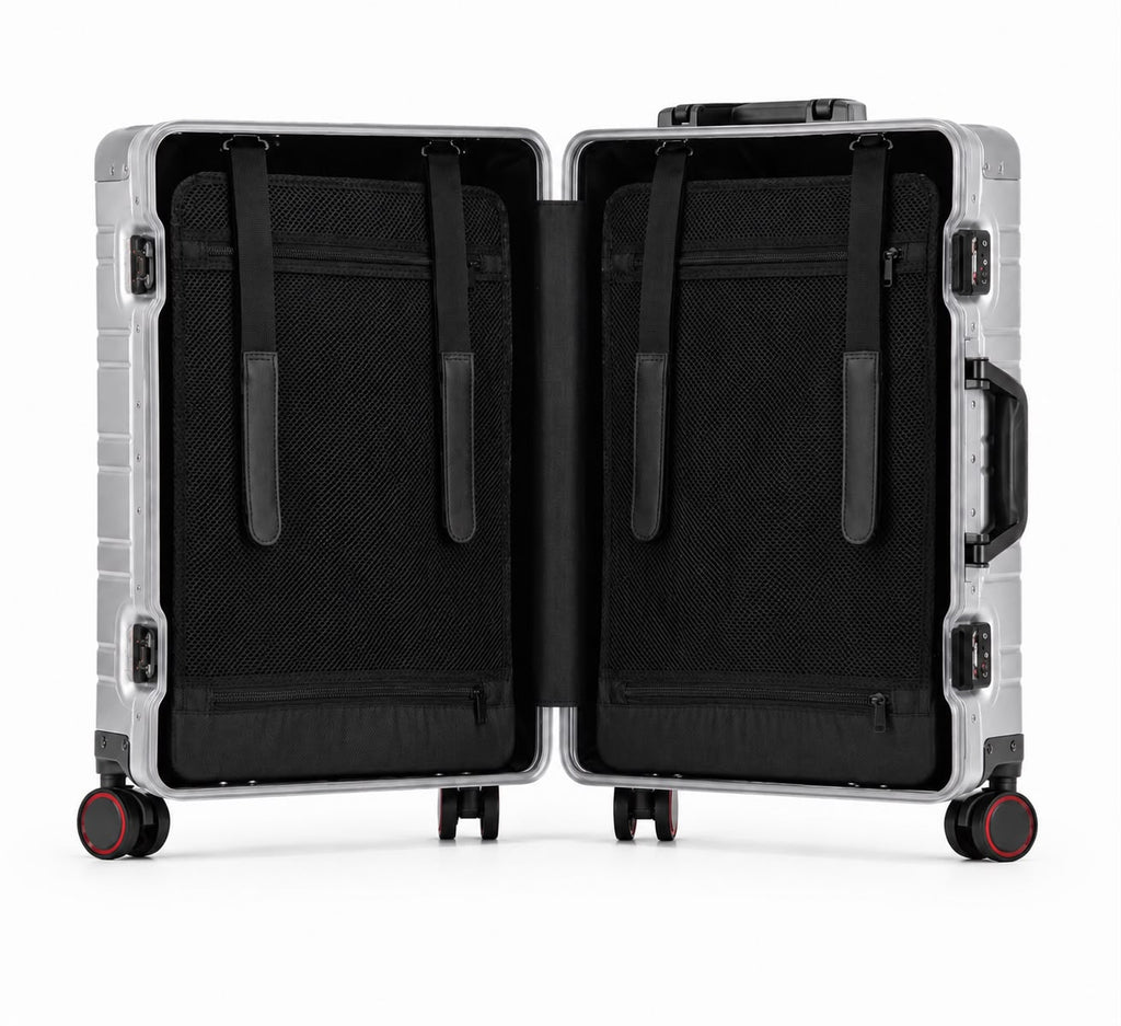 Valise Cabine Argent Aluminium | Cabino