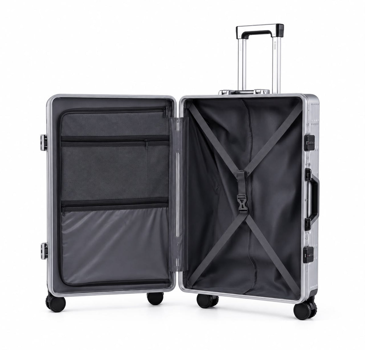 Valise Cabine Gris Polycarboneta| Cabino