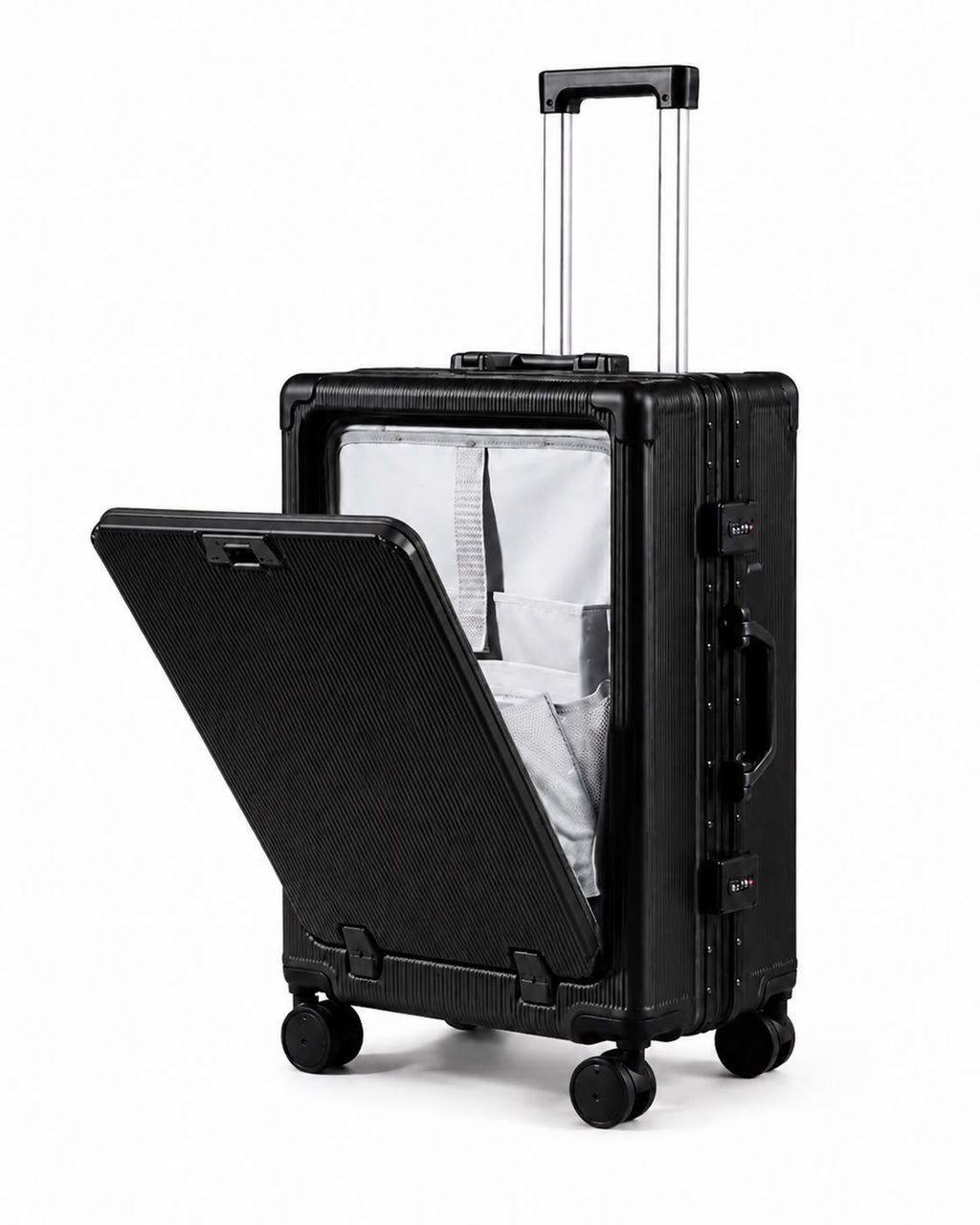 Valise Cabine Noir Polycarboneta | Cabino