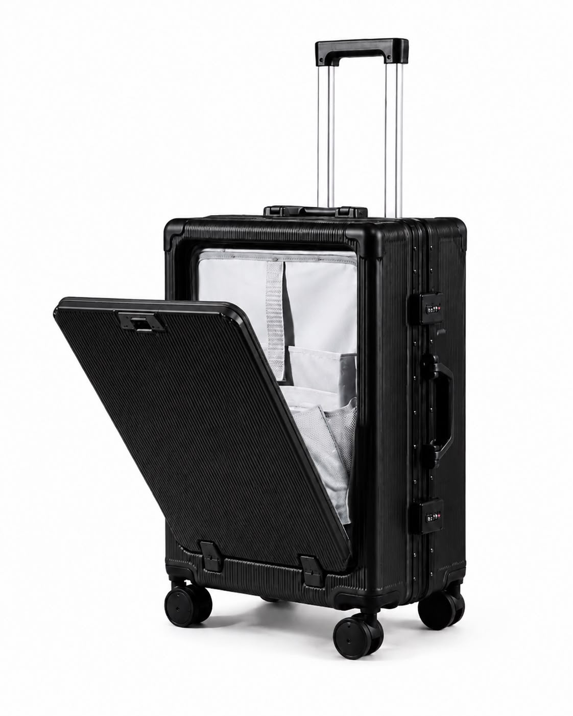 Valise Cabine Noir Polycarboneta | Cabino