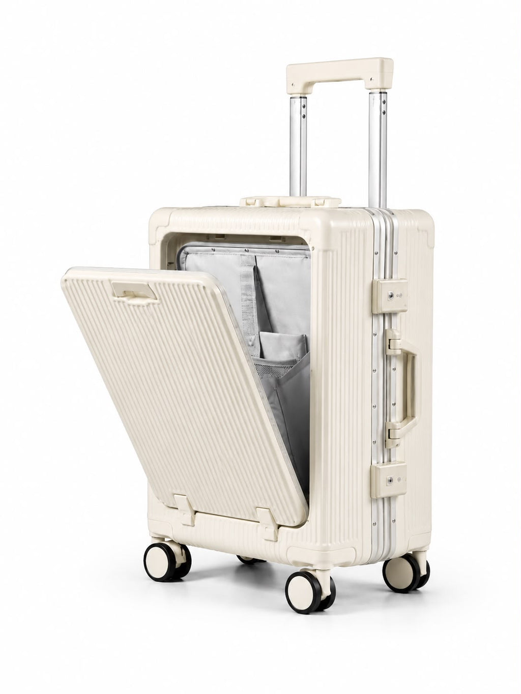 Valise Cabine Beige Polycarboneta | Cabino