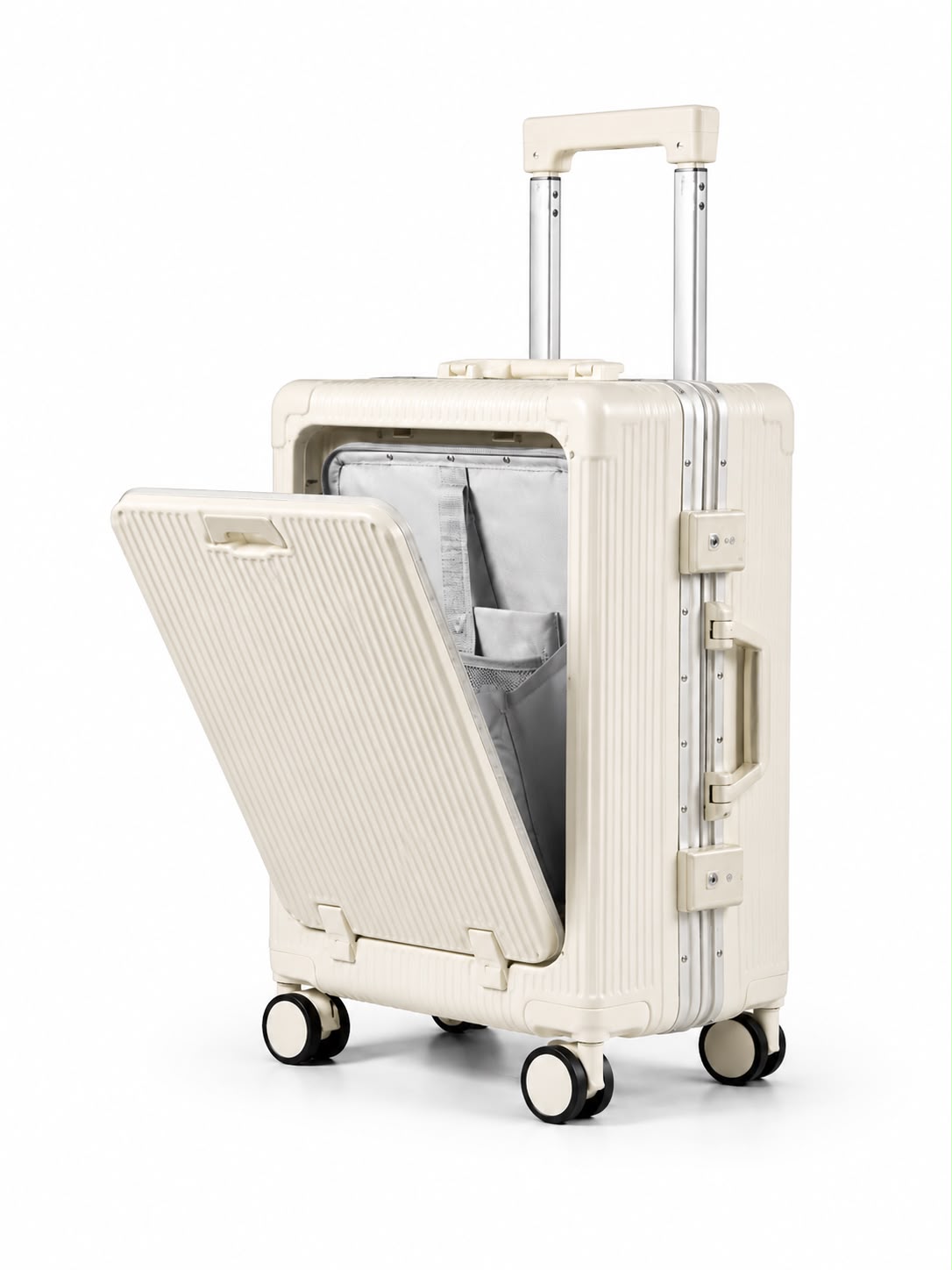 Valise Cabine Beige Polycarboneta | Cabino