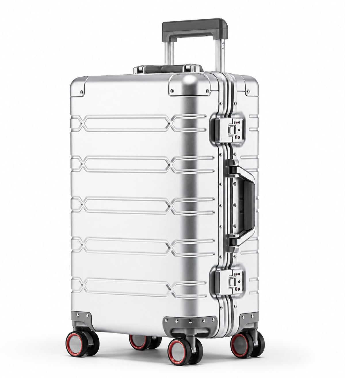 Valise Cabine Noir Aluminium | Cabino